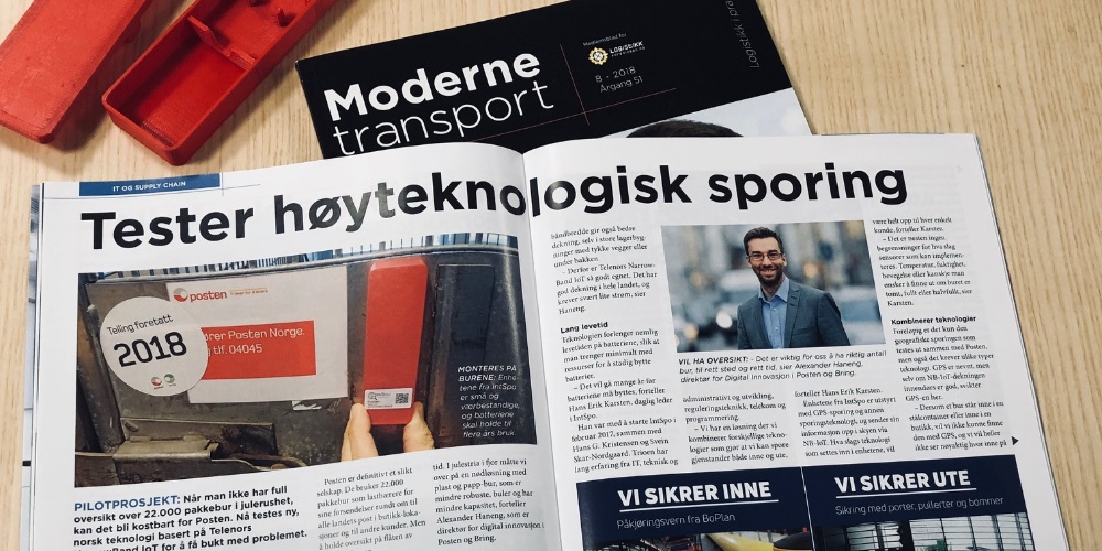 Moderne Transport: Tester høyteknologisk sporing