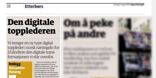 Den digitale topplederen