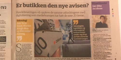 Er butikken den nye avisen?