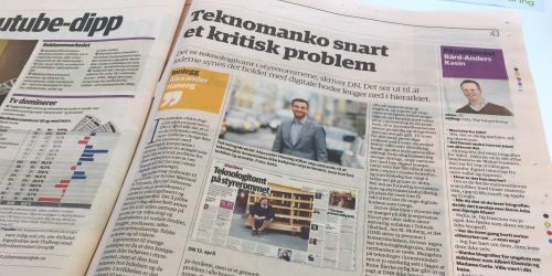 Teknomanko snart et kritisk problem