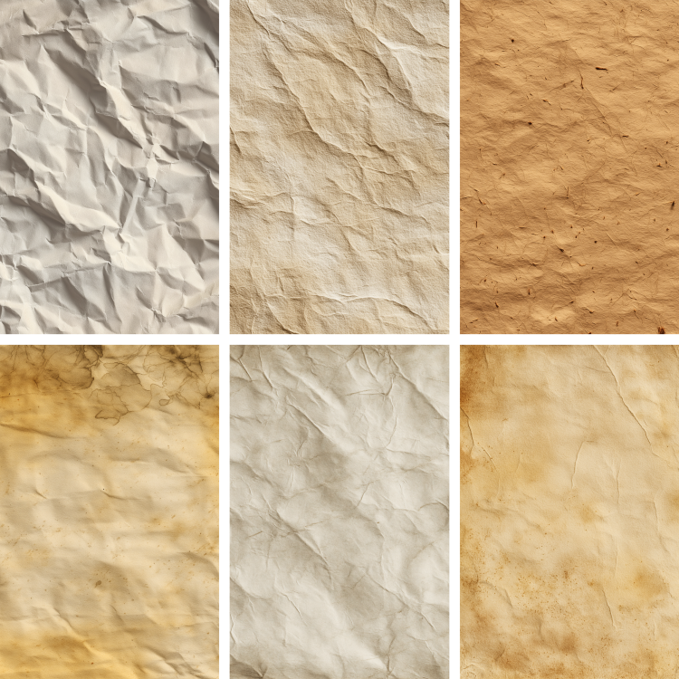 Paper Textures: Vintage Charm and Tactile Authenticity