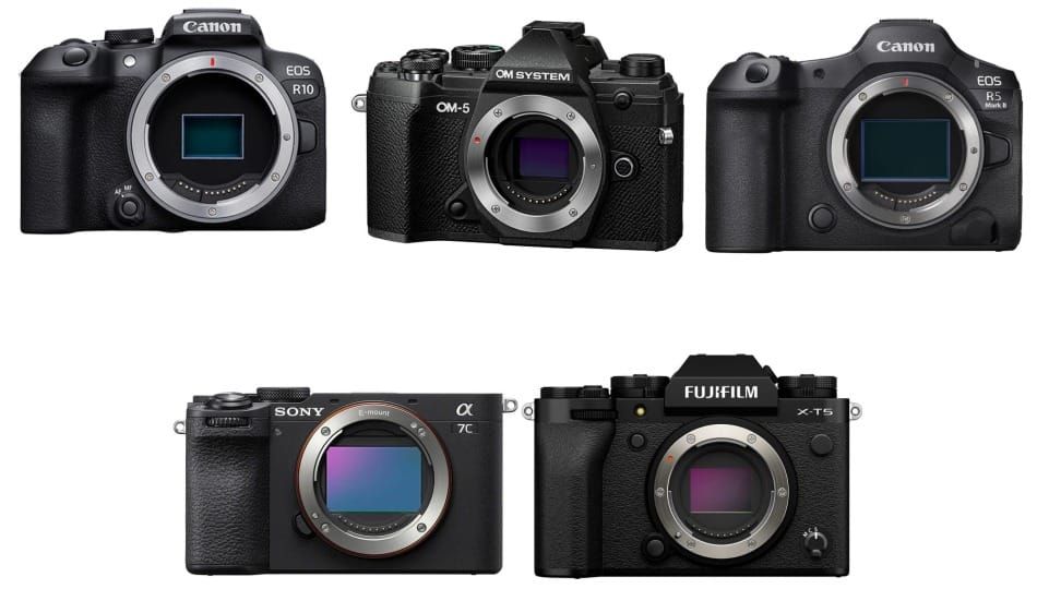 Top 5 Mirrorless Cameras for 2025