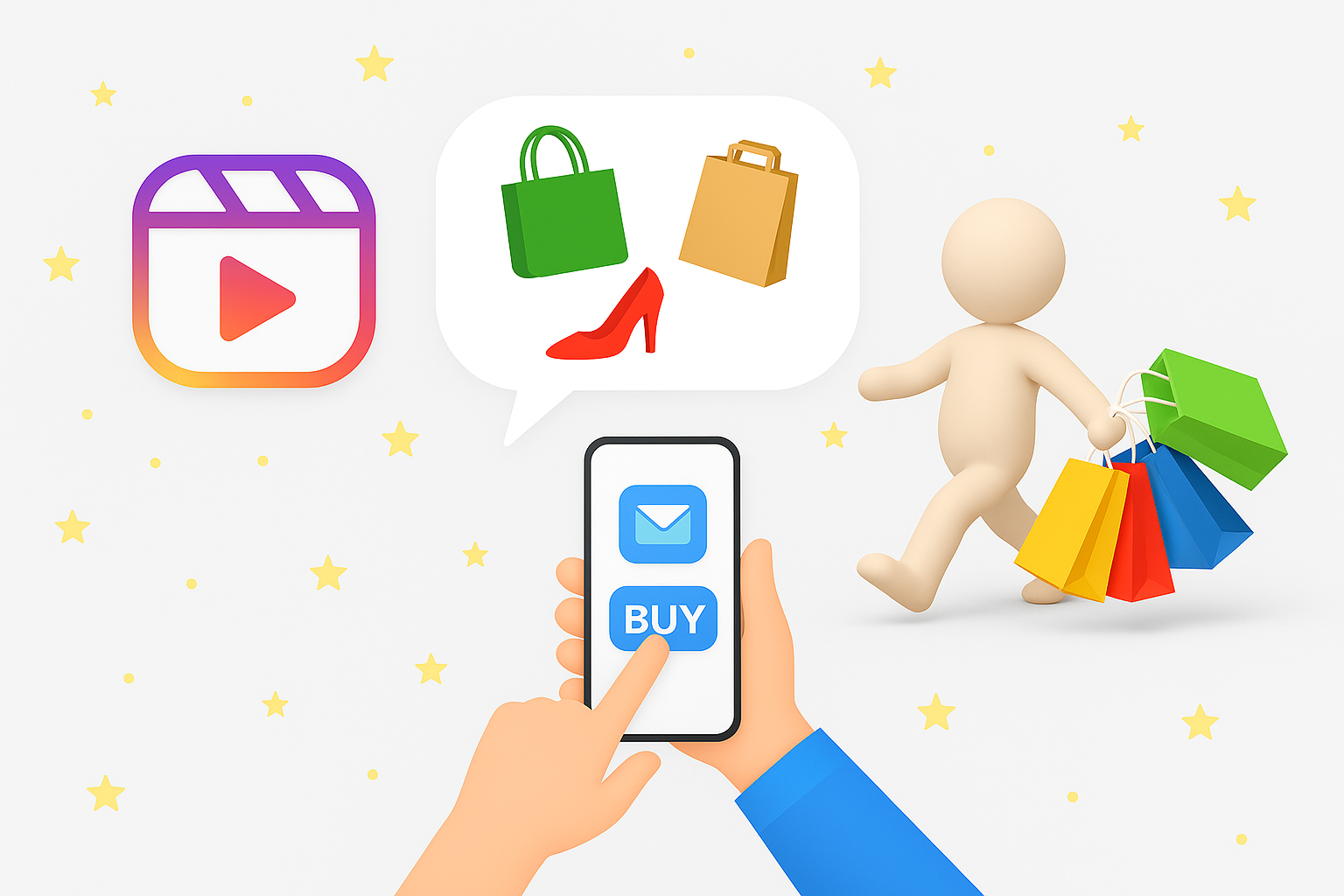 릴스 보고 "어디서 사요?" -> "DM 보내드릴게요! "