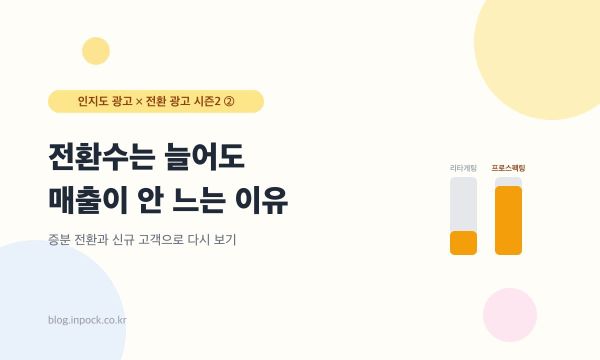 전환수는 늘어도 매출이 안 느는 이유 — 증분 전환과 신규 고객