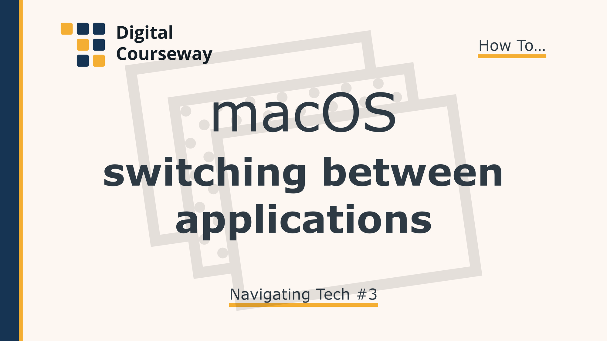 macOS: Switching Between Applications