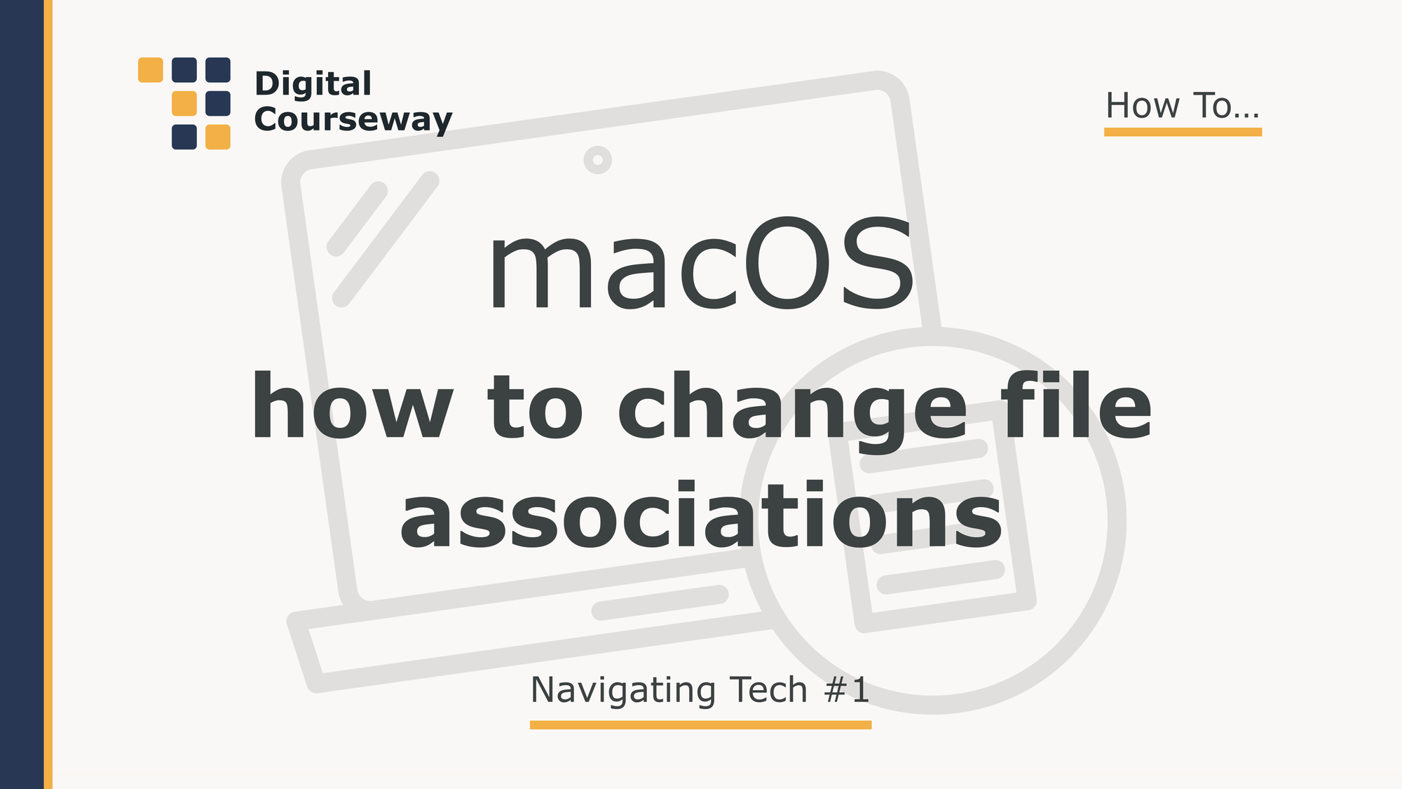 macOS: How to Change File Associations