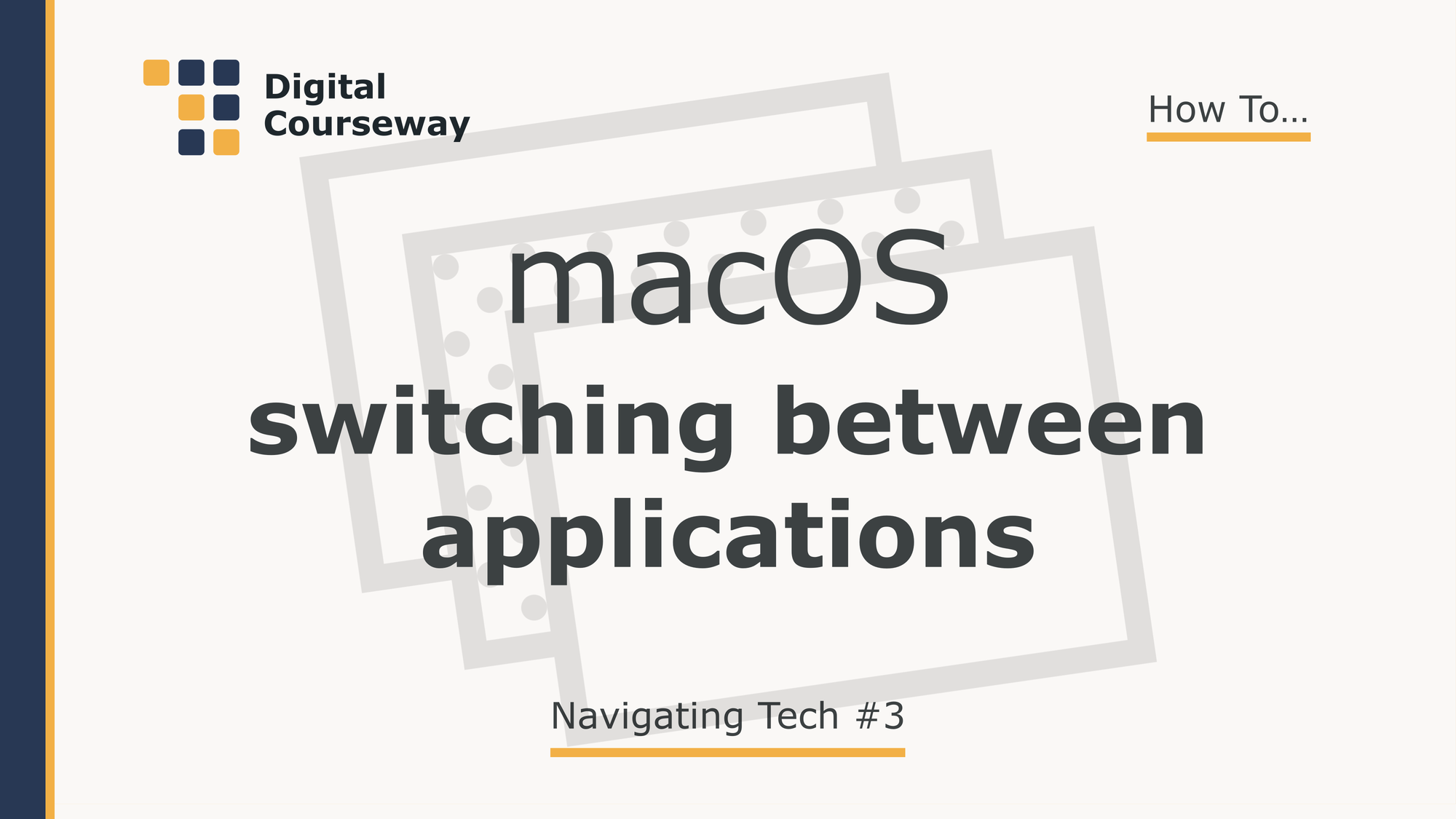 macOS: Switching Between Applications