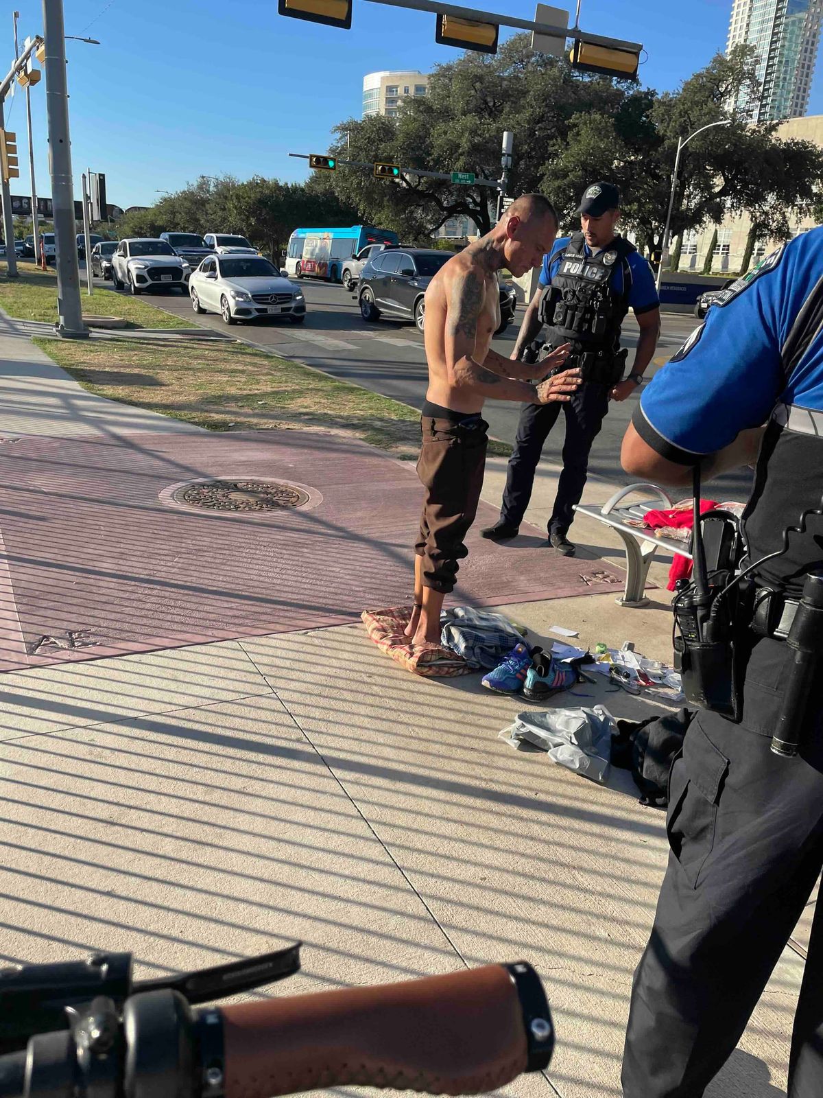 Is this officer supposed to be on the streets?