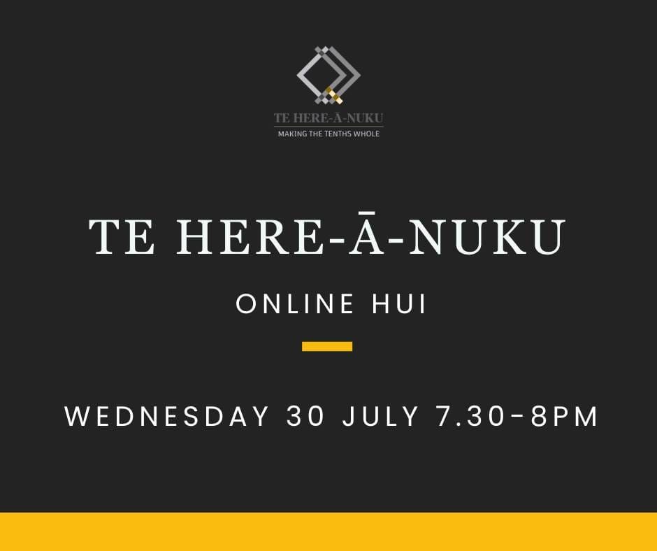 Te Here-ā-Nuku June update