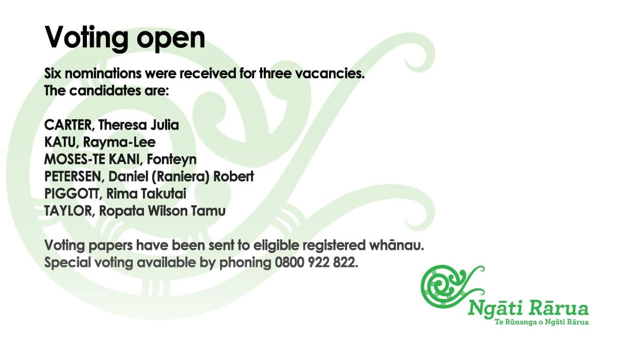 Trustee election voting is open