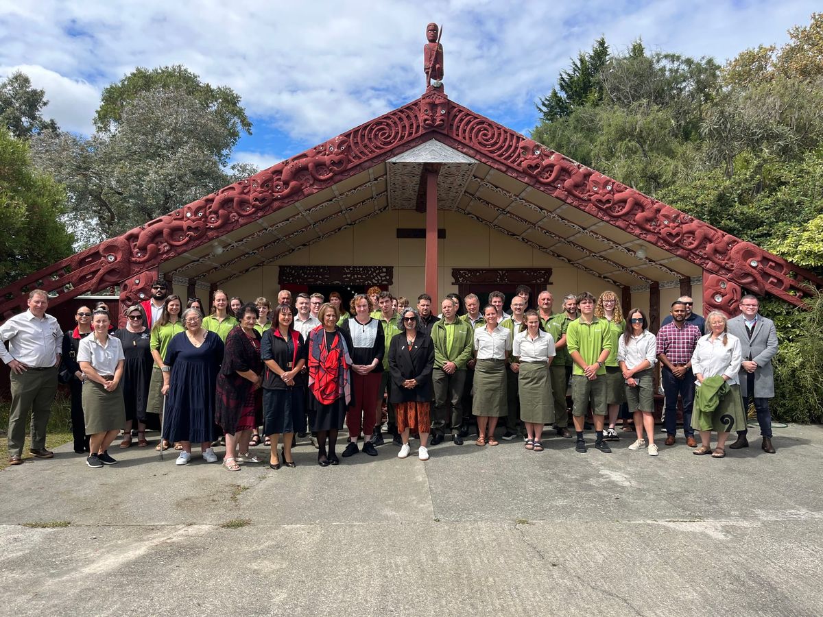 Welcoming Kaihonoa Taiao at Ōmaka Marae