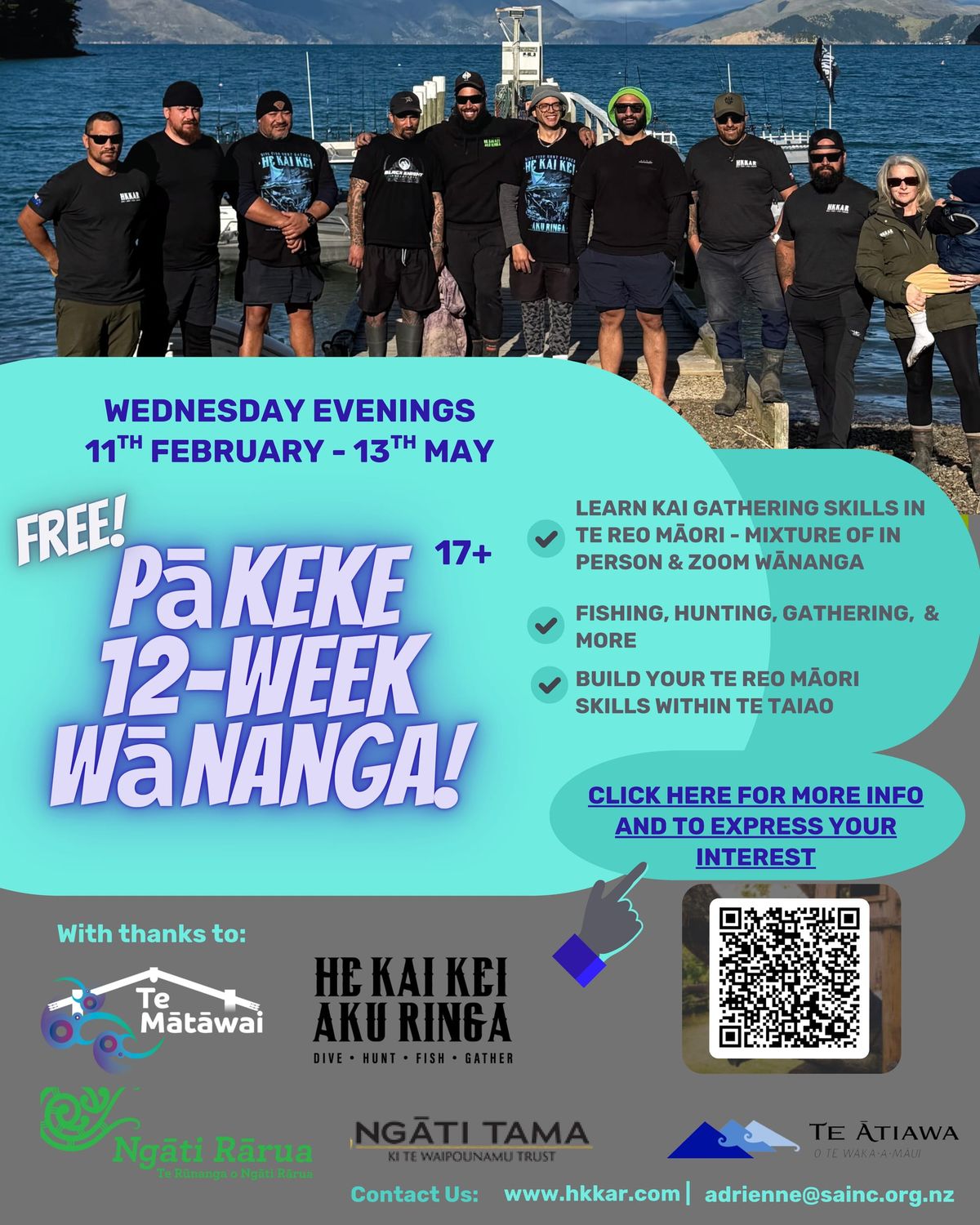 Pā Keke 12-week wānanga