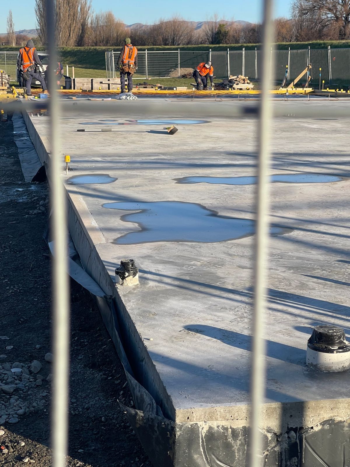 Foundations poured at Hauhunga Marae