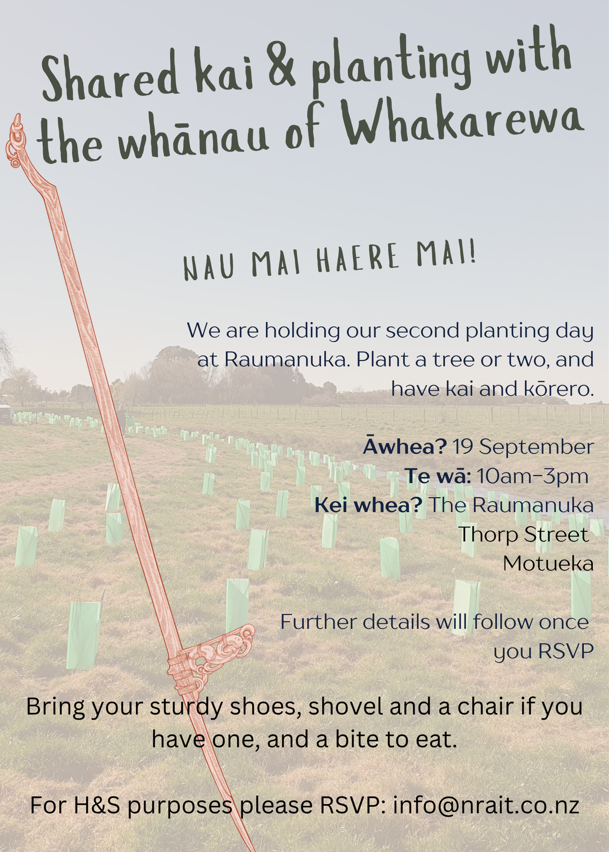 Calling all whānau of Whakarewa
