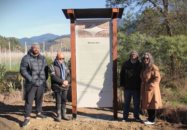 Motueka Awa panel blessed