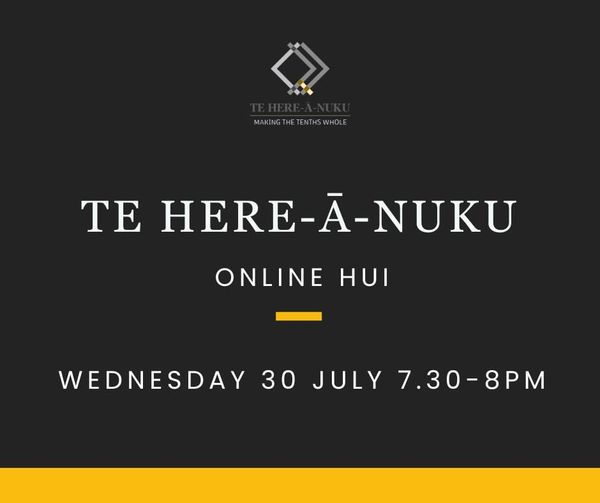 Te Here-ā-Nuku June update