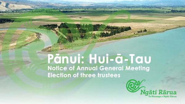 Pānui: Hui-ā-Tau & Election of Trustees