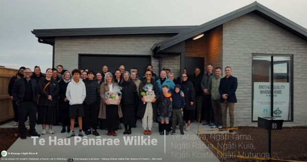 Warm, safe whare – and the whānau who make them home