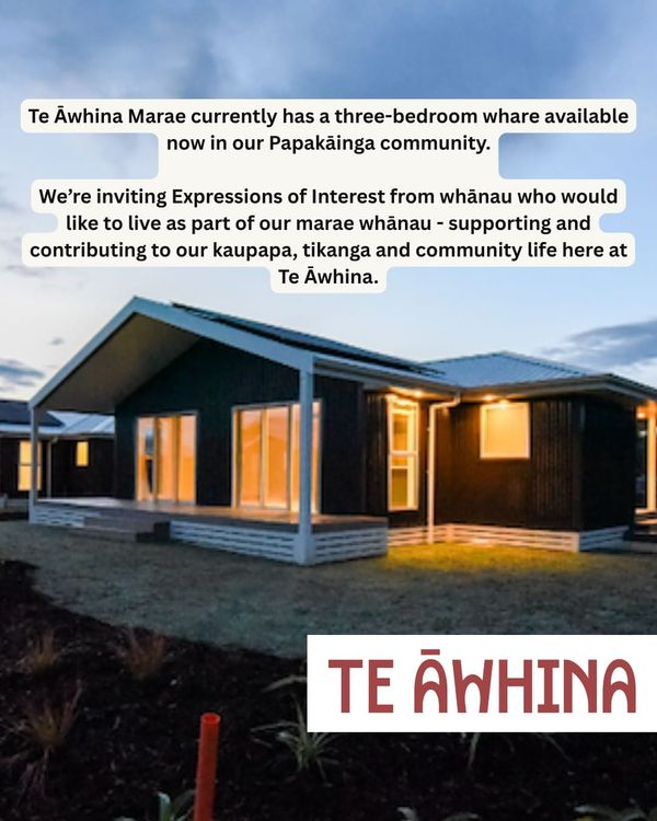 Papakāinga whare available