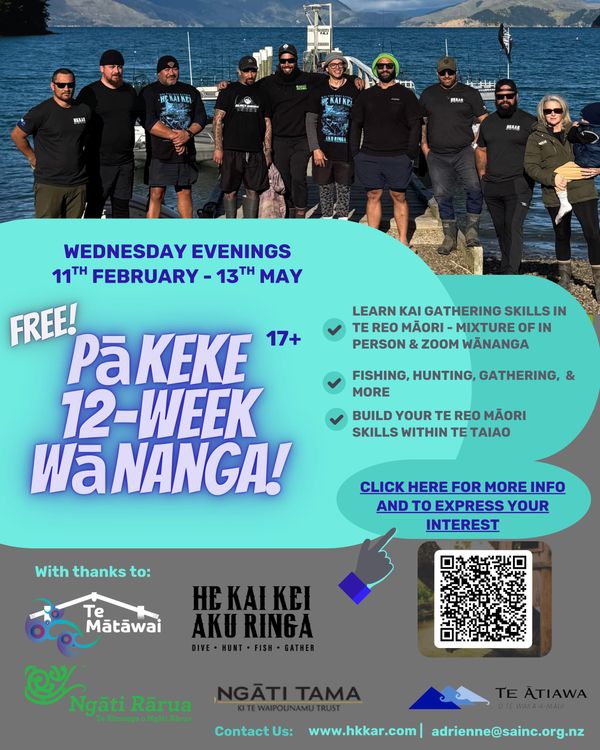 Pā Keke 12-week wānanga