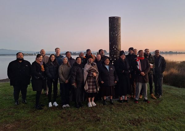 Te Pou Waimeha unveiled