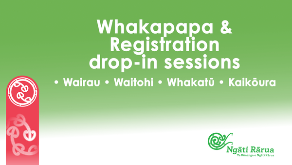 Whakapapa & registration drop-in sessions