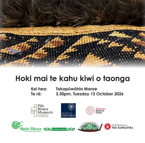 Hoki mai te kahu kiwi o taonga