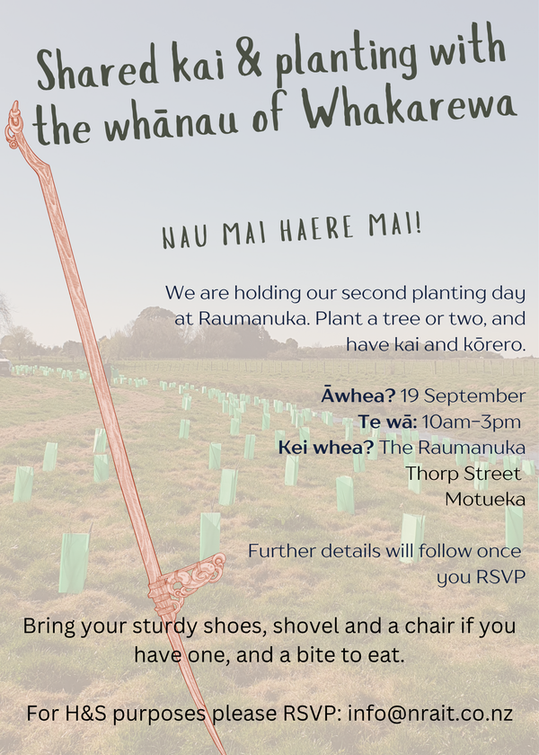 Calling all whānau of Whakarewa