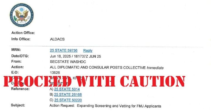State Dept. Cable Reveals New Visa Vetting Policy