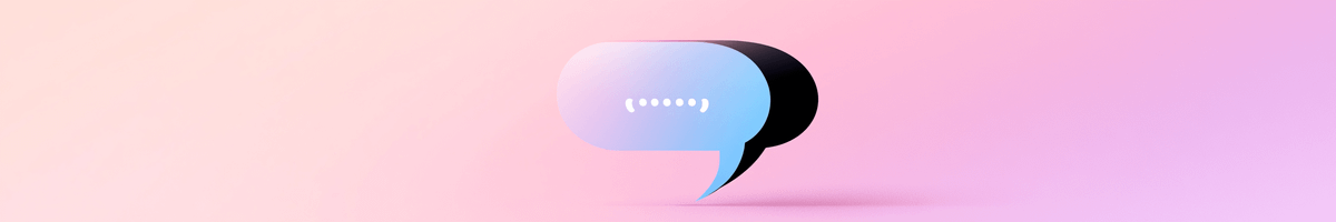 Speech bubble with an ellipses enclosed in parenthesis. Generated by Midjourney