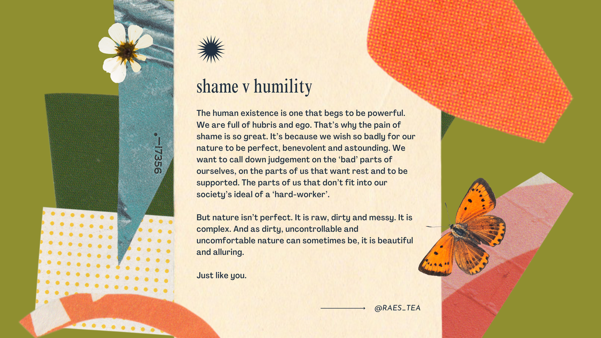 Humility is the antidote to shame