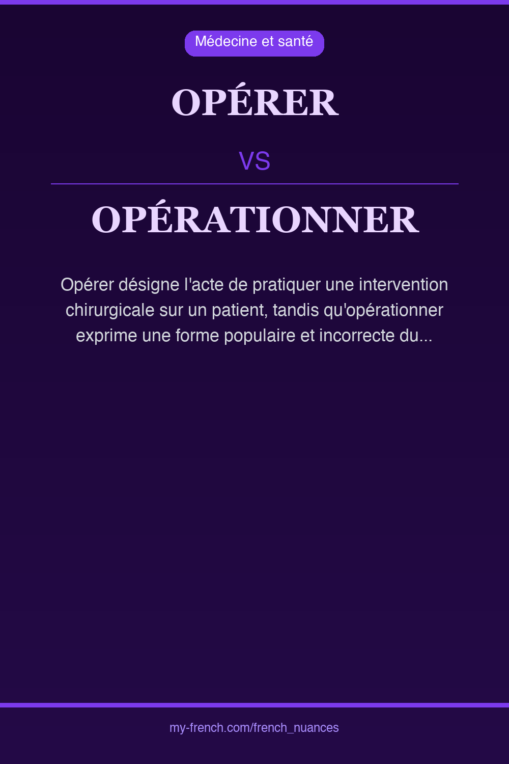 opérer vs opérationner : quelle nuance ?