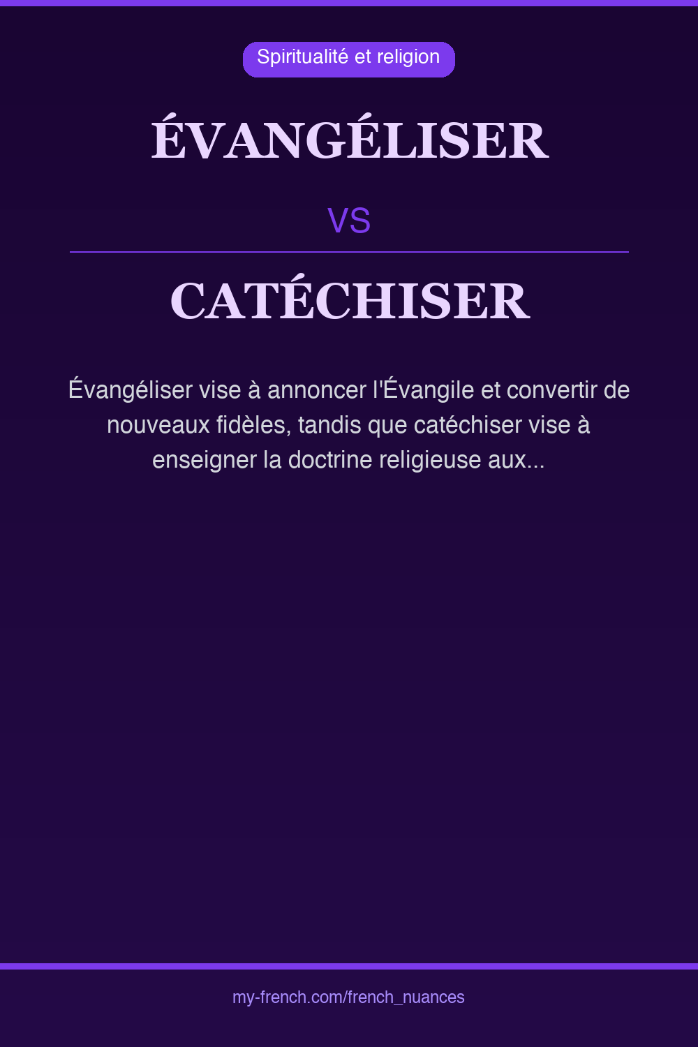 évangéliser vs catéchiser : quelle nuance ?