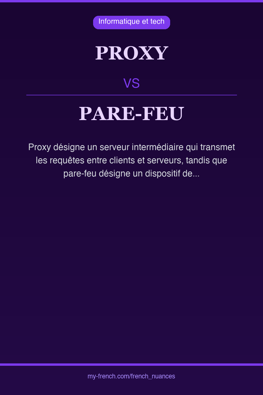 proxy vs pare-feu : quelle nuance ?
