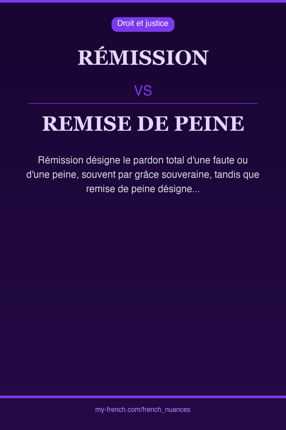 rémission vs remise de peine : quelle nuance ?