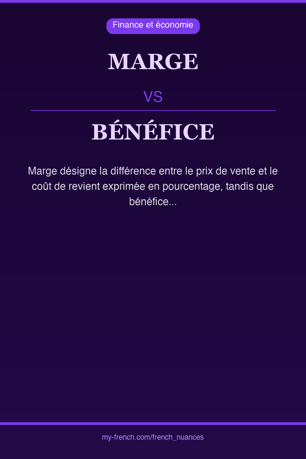 marge vs bénéfice : quelle nuance ?