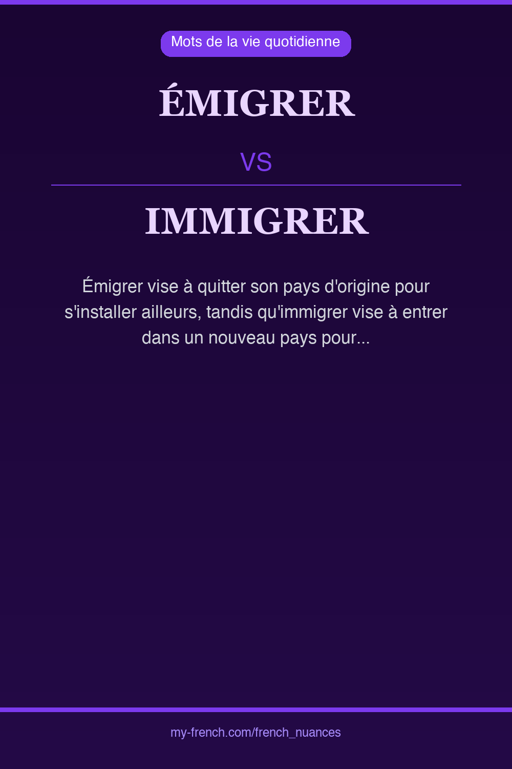 émigrer vs immigrer : quelle nuance ?