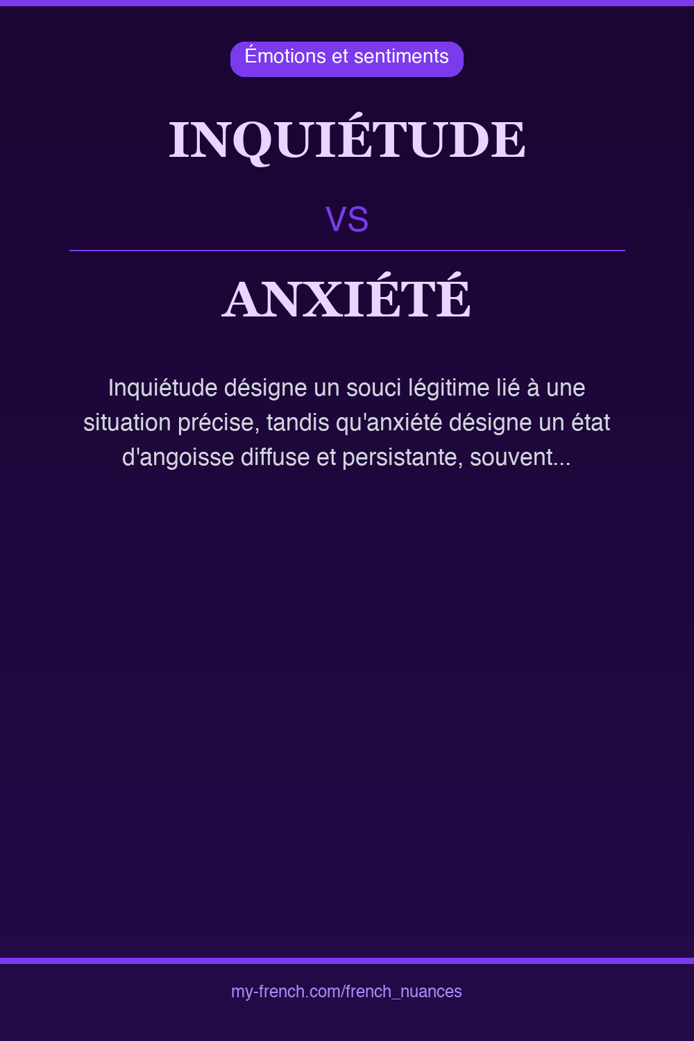 inquiétude vs anxiété : quelle nuance ?