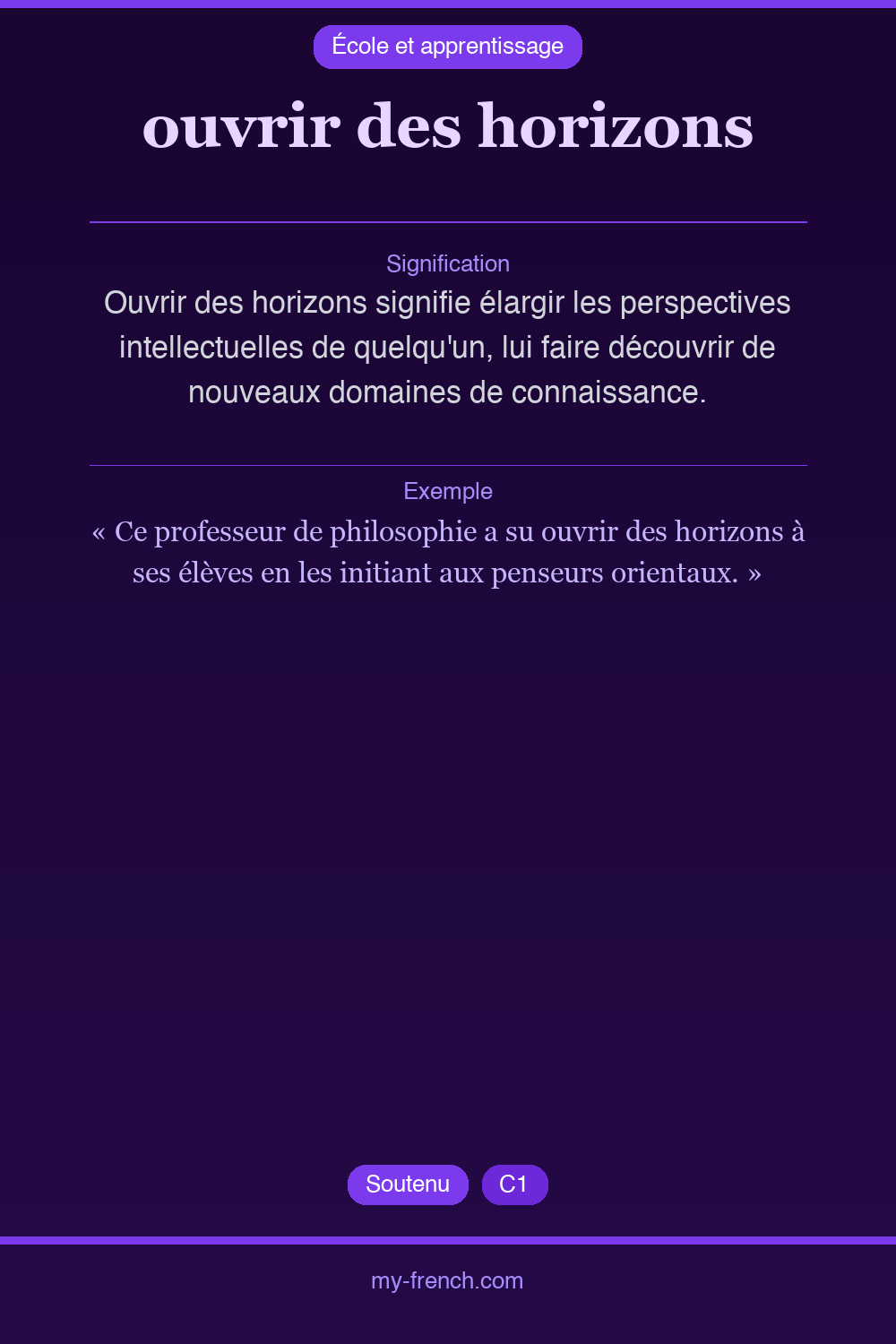 ouvrir des horizons : que veut dire cette expression ?