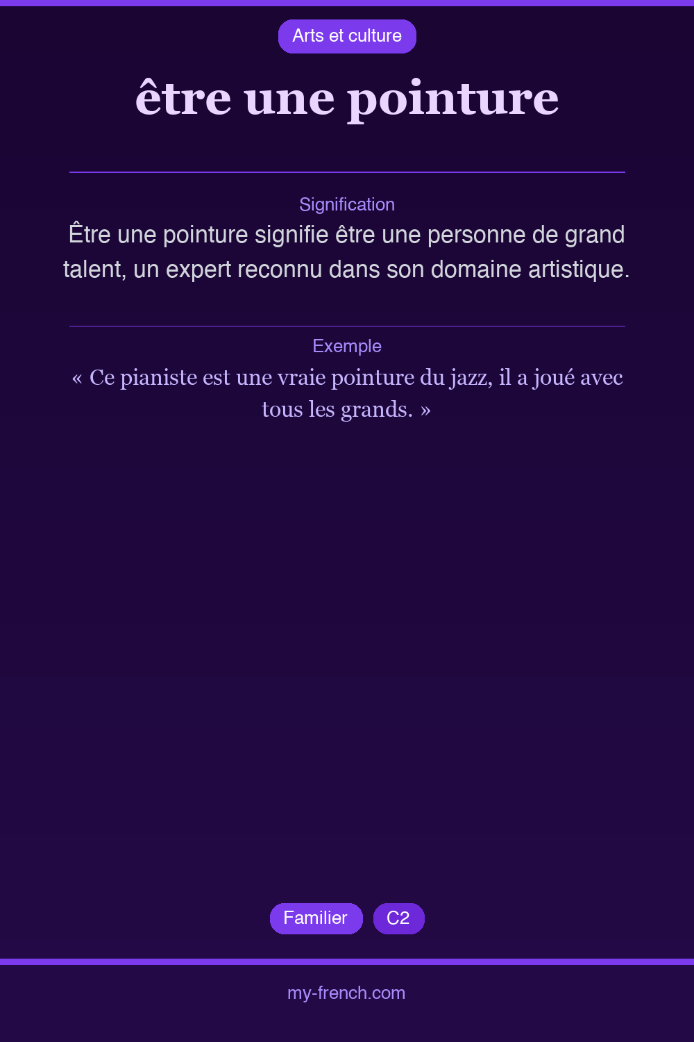 être une pointure : que veut dire cette expression ?