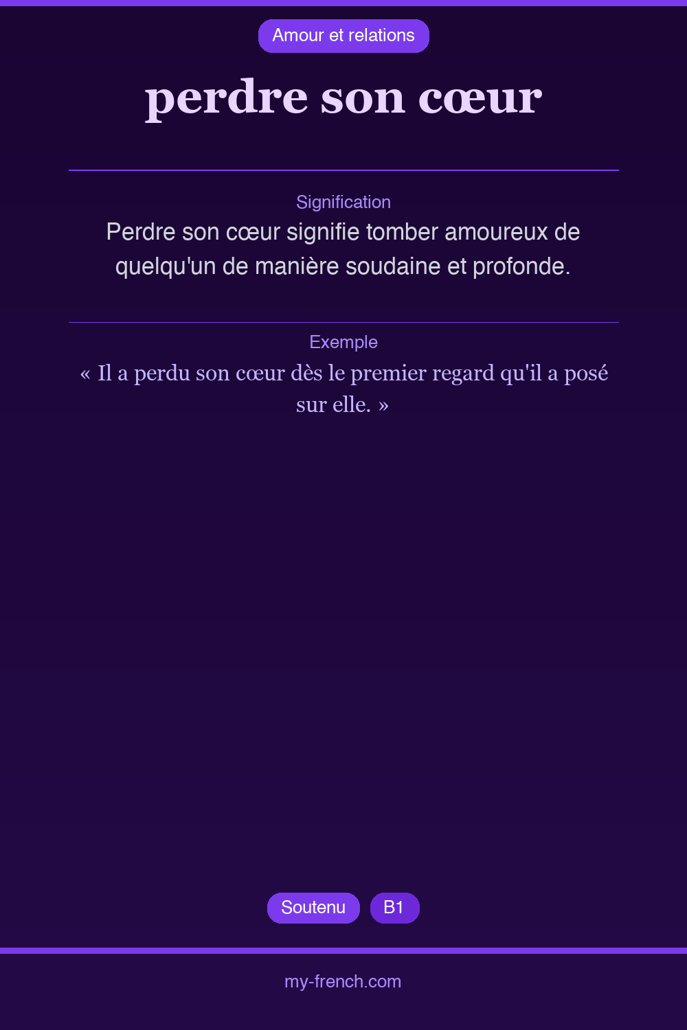 perdre son cœur : que veut dire cette expression ?