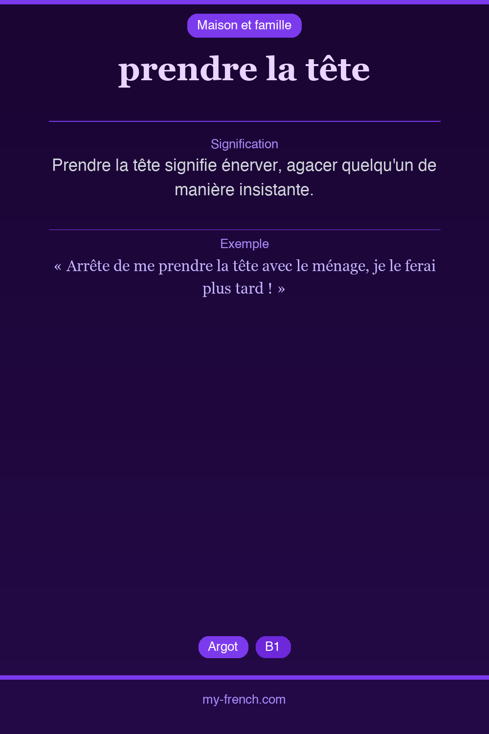 prendre la tête : que veut dire cette expression ?