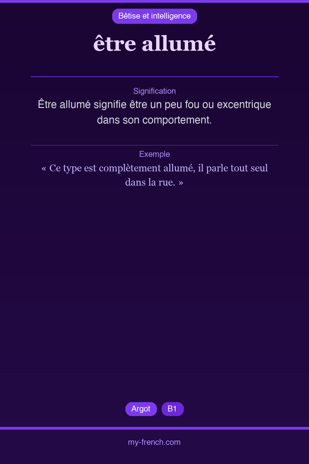 être allumé : que veut dire cette expression ?