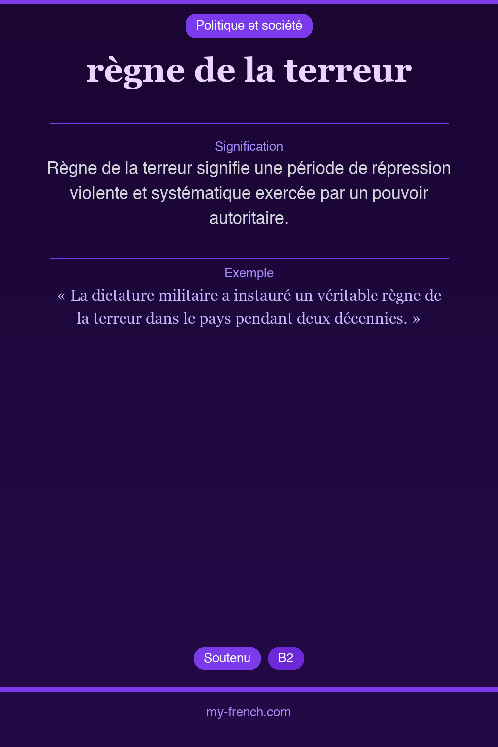 règne de la terreur : que veut dire cette expression ?
