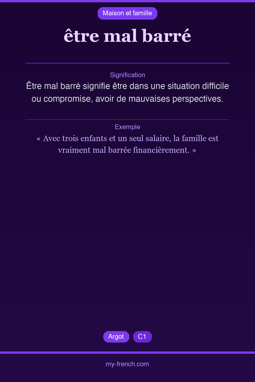 être mal barré : que veut dire cette expression ?