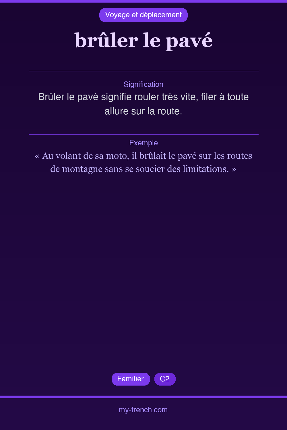 brûler le pavé : que veut dire cette expression ?