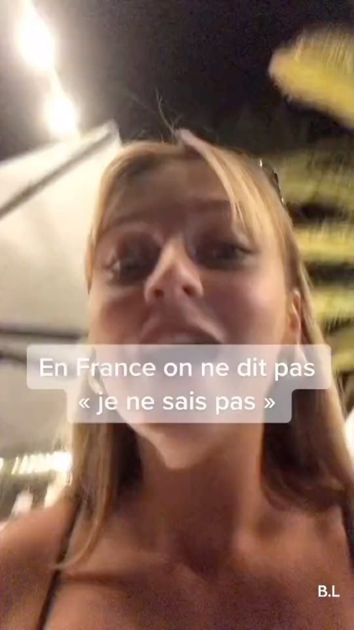 Je ne sais pas 🤷‍♂️ 🇫🇷😂
