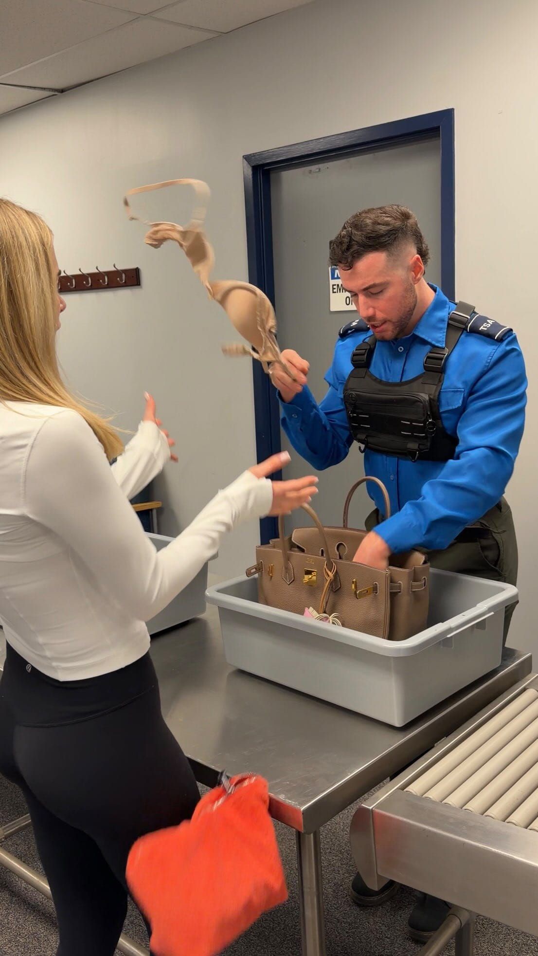 TSA WeCheck Protocol…We Check…then we make the call Also this is not but WE WISH IT WAS…we love you angel… on 🎥
