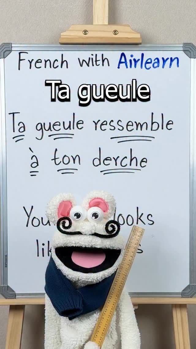 Say THIS in French to someone who’s got a beautiful face 😍
.
.