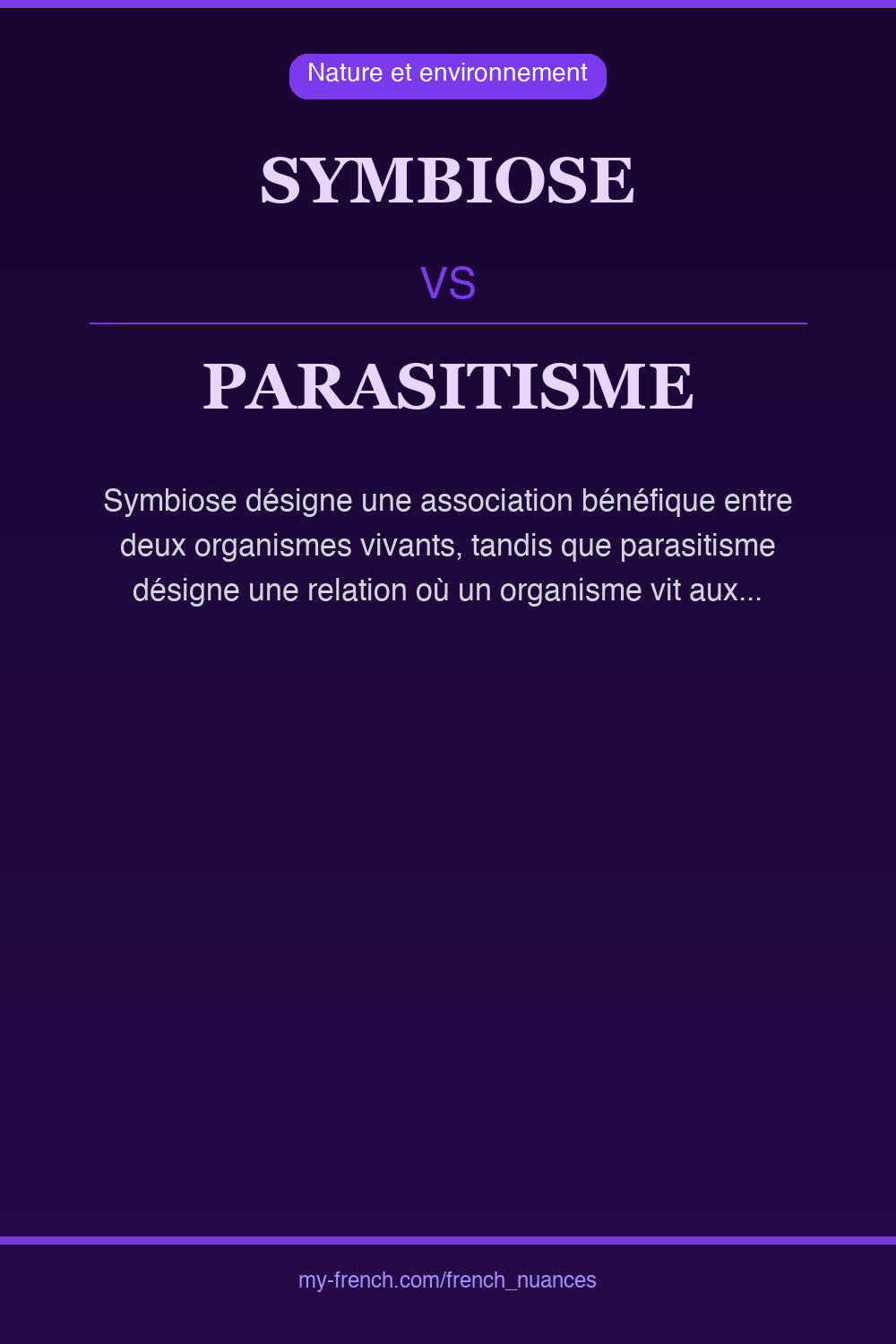symbiose vs parasitisme : quelle nuance ?